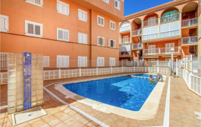 Beautiful apartment in La Mata with Outdoor swimming pool, WiFi and 2 Bedrooms